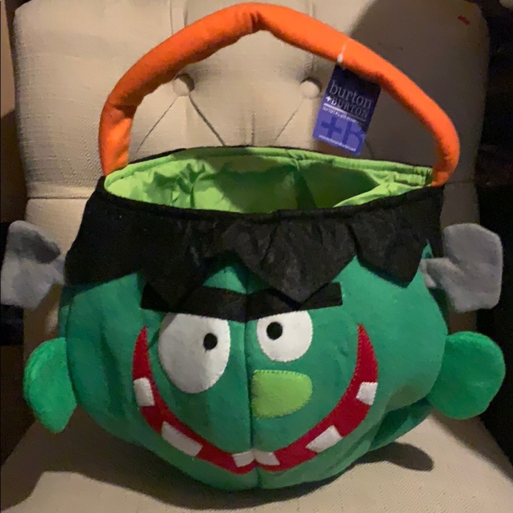 New Frankenstein Halloween trick-or-treat tote bag